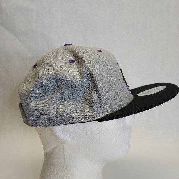 The Joker Funko Snapback Baseball Cap Hat DC Comics Gray Black Purple New - Picture 5 of 16